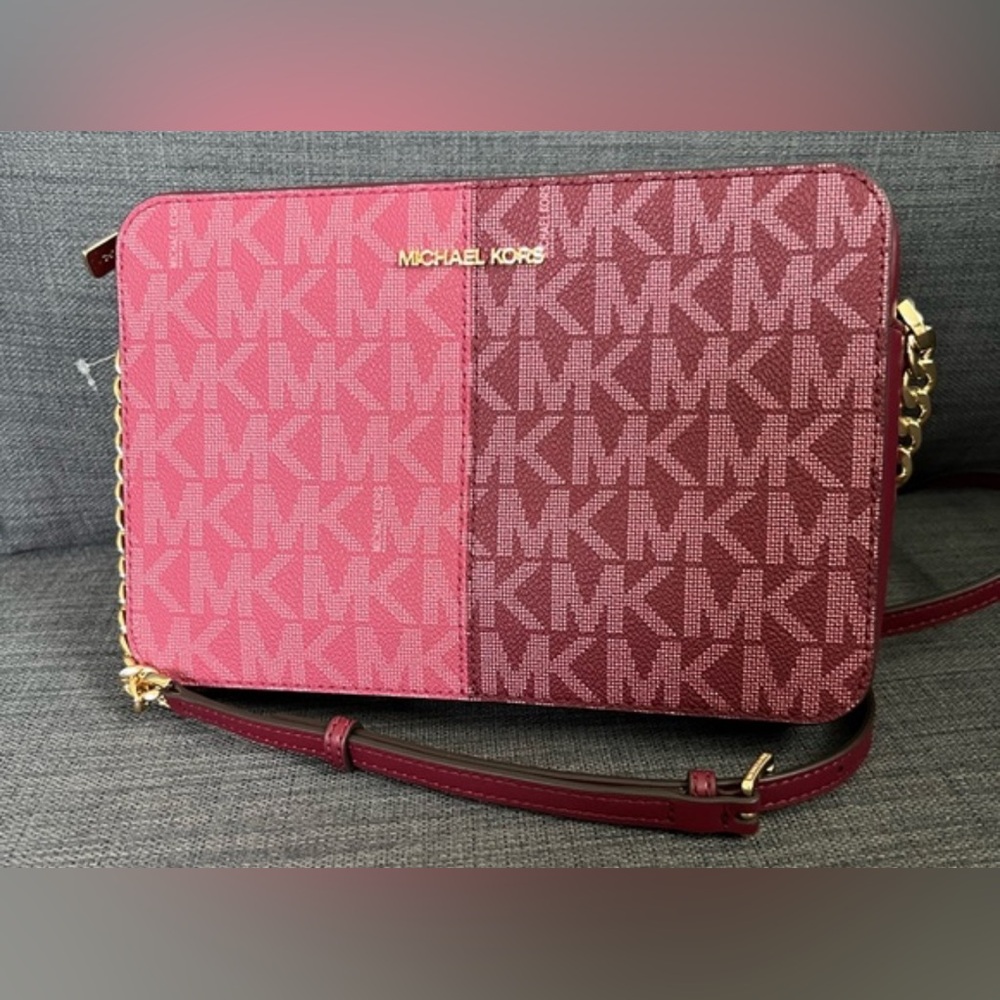 Michael Kors Pink and Brown Women's Bag